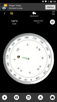 Qibla Compass android App screenshot 0